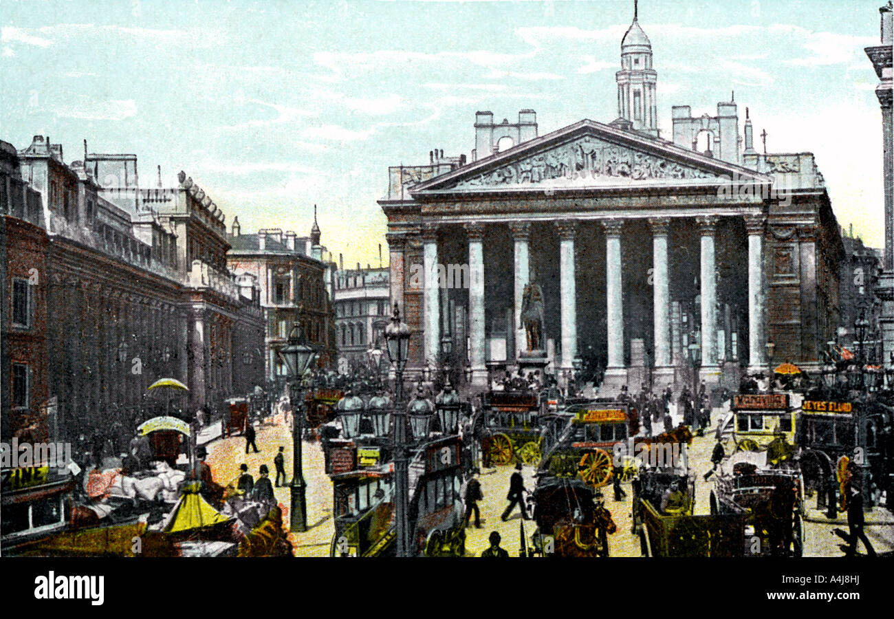 The Royal Exchange, London, 20th Century. Artist: Unknown Stock Photo