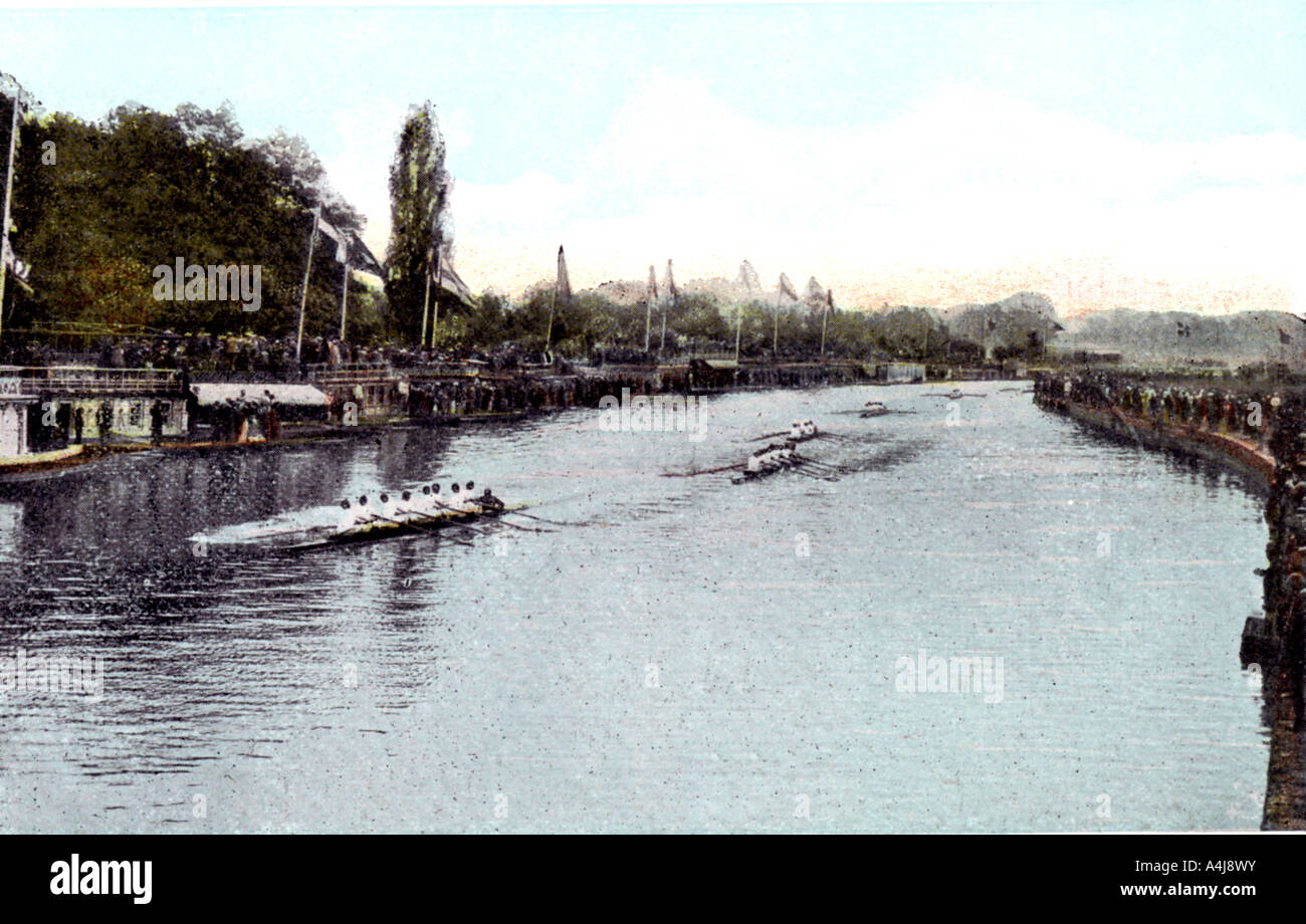 The Oxford eights, 20th Century. Artist: Unknown Stock Photo - Alamy