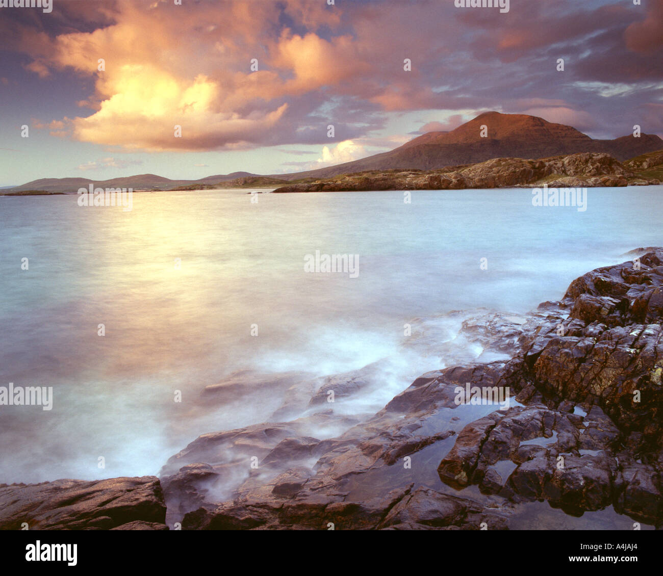 IE - CONNEMARA: Lettergesh Beach Stock Photo