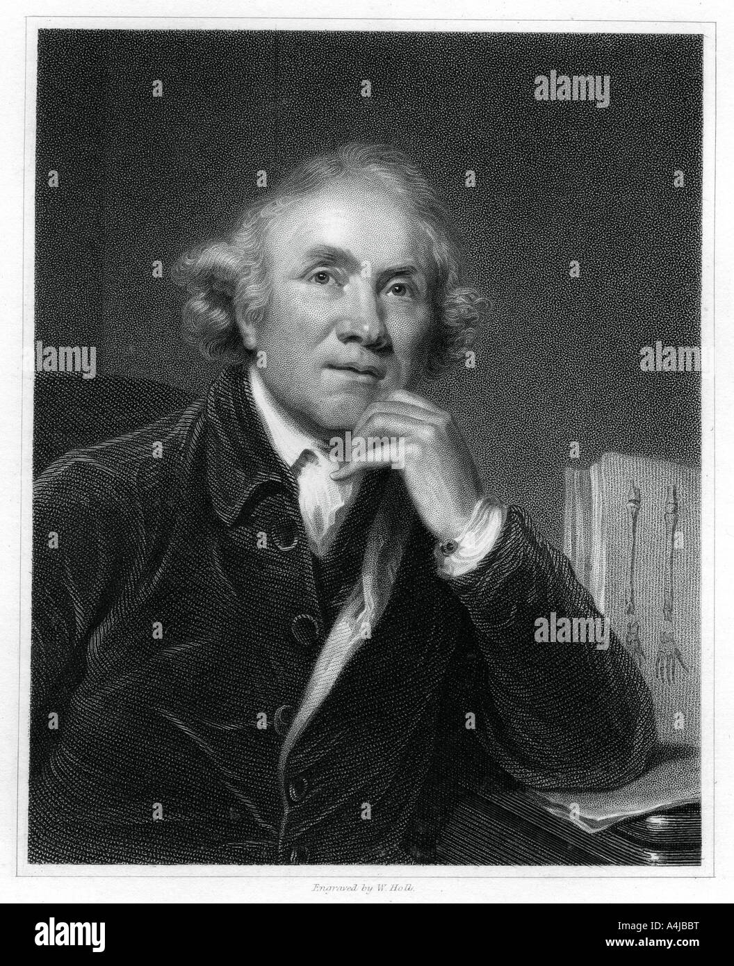 John Hunter, Scottish surgeon, (1834).Artist: W Holl Stock Photo - Alamy