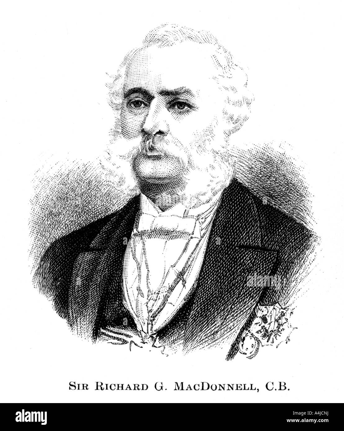 Sir Richard Graves MacDonnell, (1886). Artist: Unknown Stock Photo