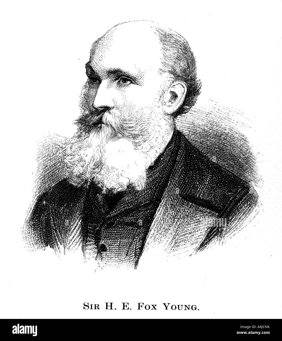 Sir Henry Edward Fox Young, (1886). Artist: Unknown Stock Photo