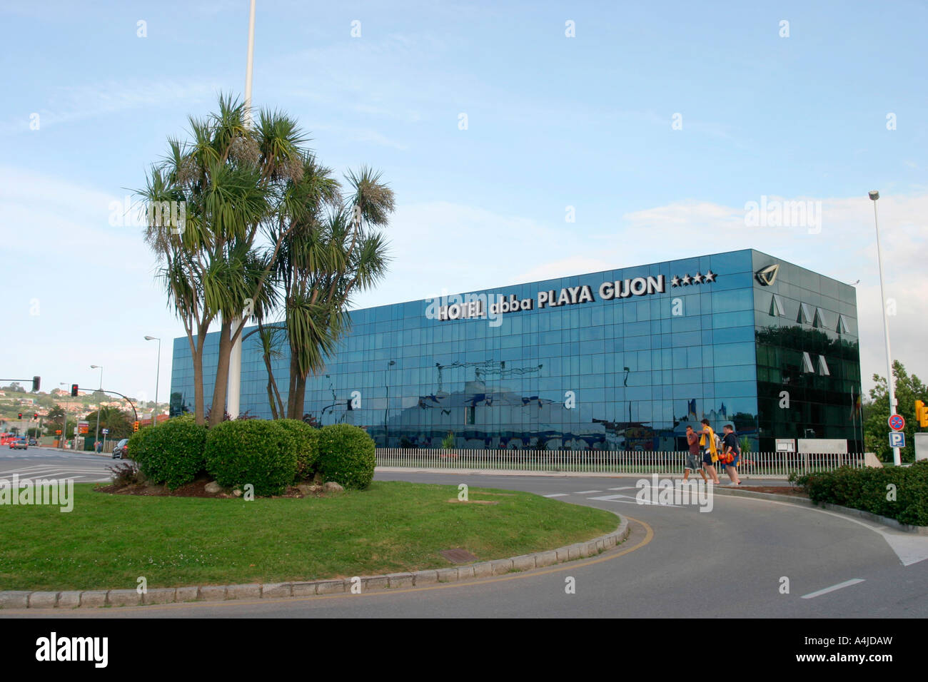 The Stylish Hotel Abba Gijon Asturias Spain Stock Photo Alamy