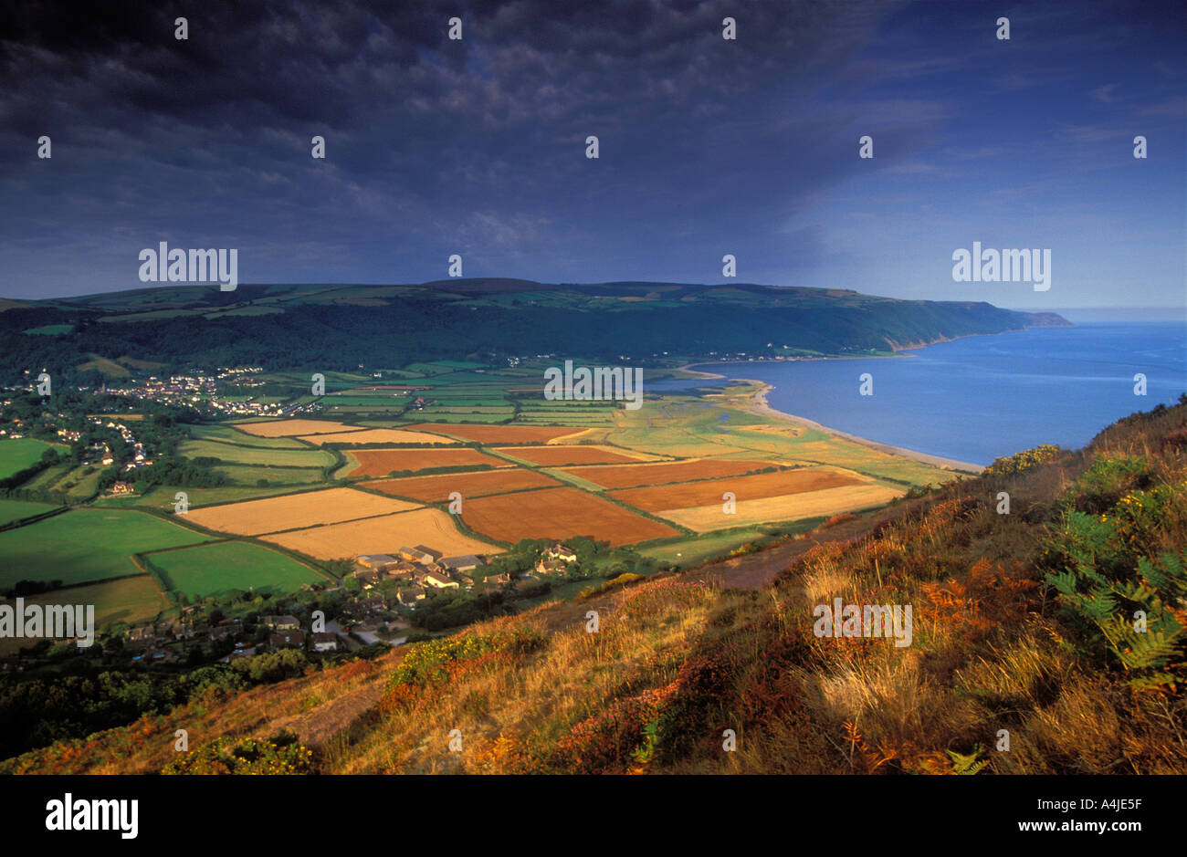 Porlock Exmoor Somerset England UK Europe Stock Photo 2043486 Alamy