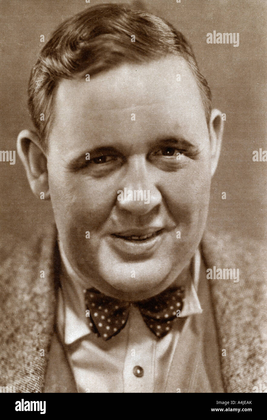 Charles Laughton, English stage and film actor, 1933. Artist: Unknown Stock Photo