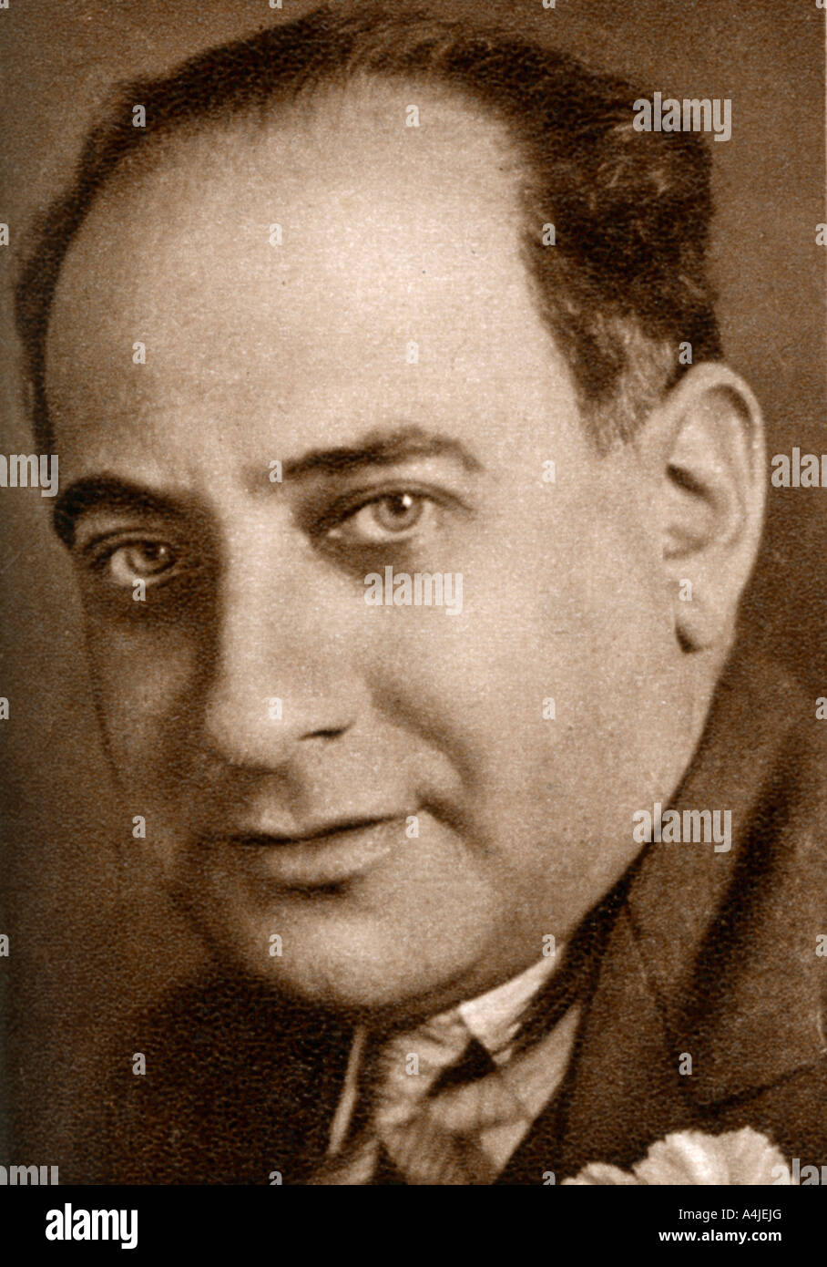 Julius Hagen, Hamburg-born film producer and studio head, 1933. Artist: Unknown Stock Photo