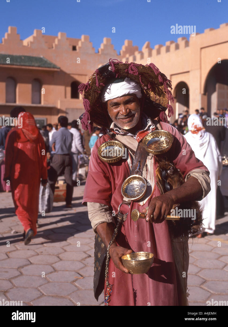 Traditional Guerrab (Water Carrier) in Souk, Agadir, Souss-Massa-Draâ,  Morocco Stock Photo - Alamy