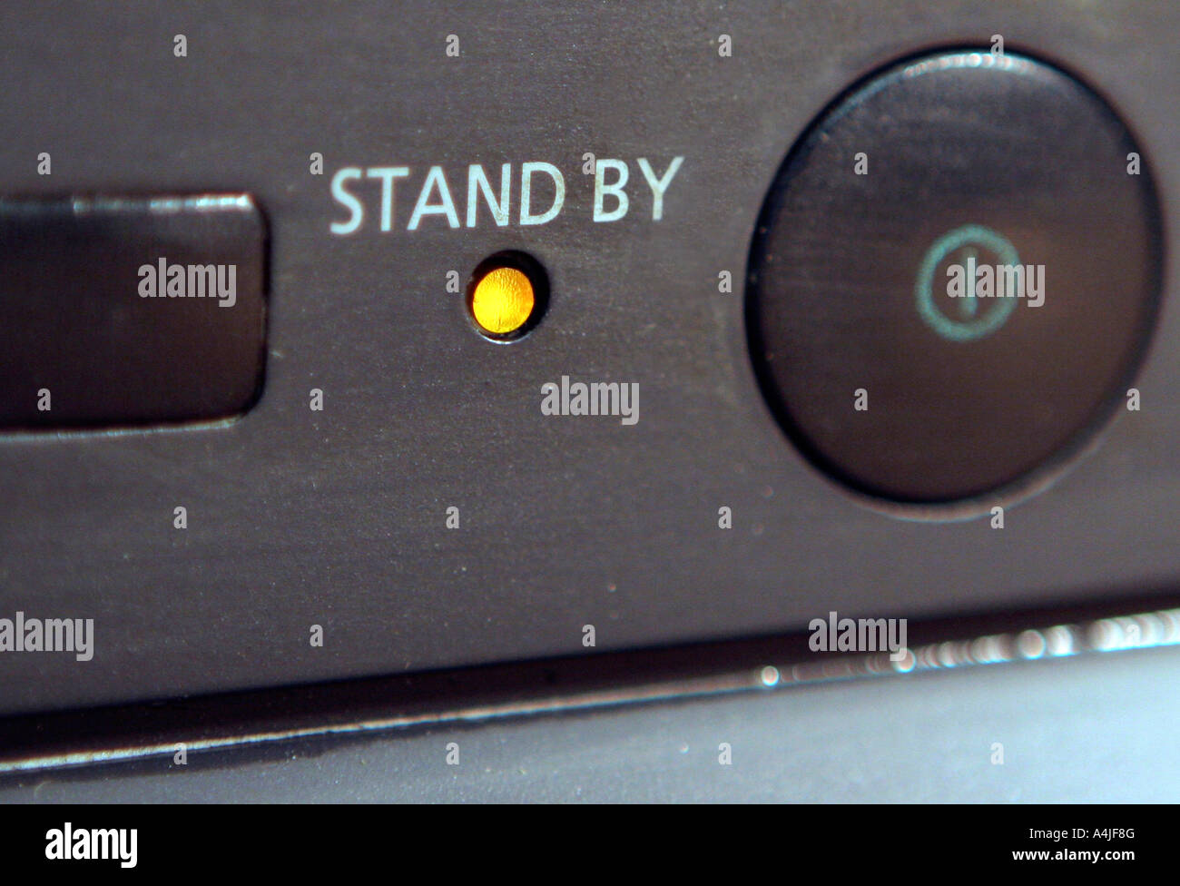 Electrical appliance on stand by Stock Photo Alamy