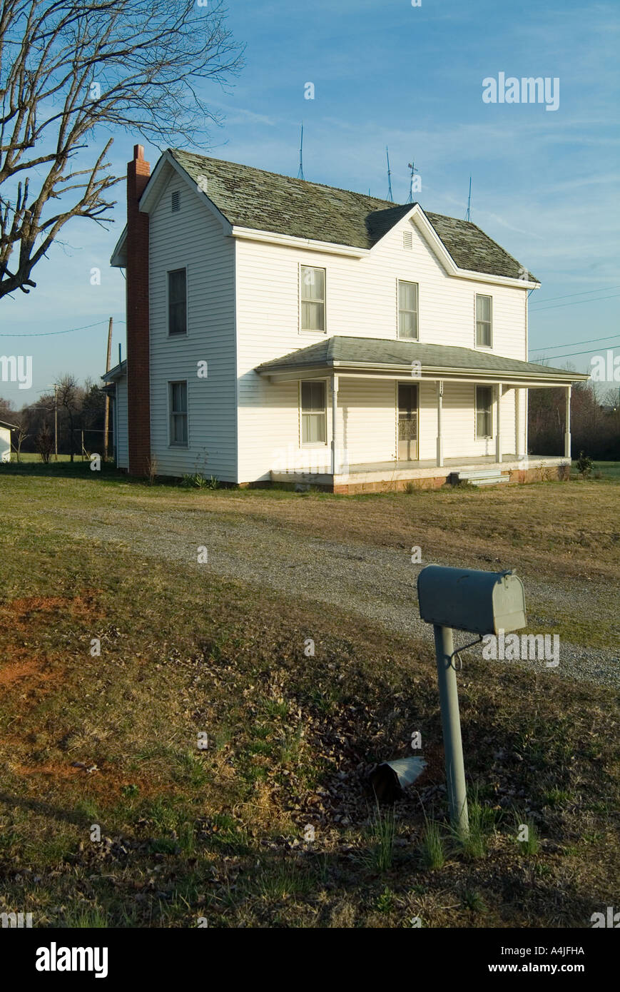 House near Statesville, North Carolina Stock Photo