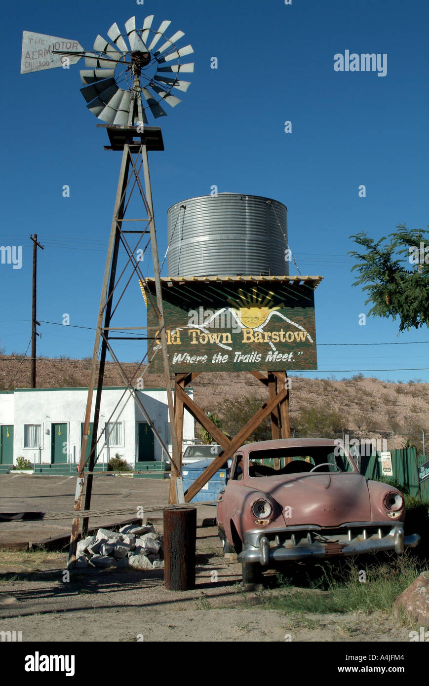 Old wind turbine usa hires stock photography and images Alamy