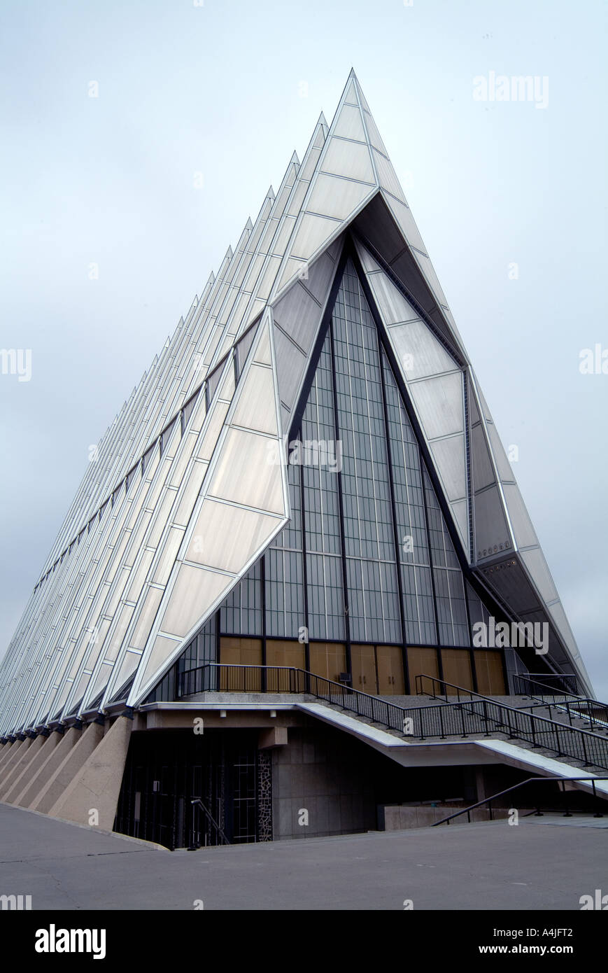 United states air force academy cadet chapel hi-res stock photography ...