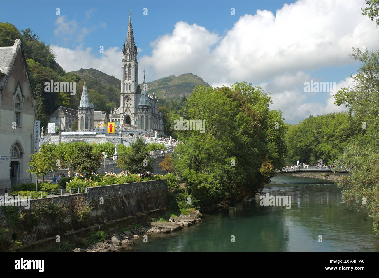 The Sanctuary. Lourdes. France Stock Photo - Alamy