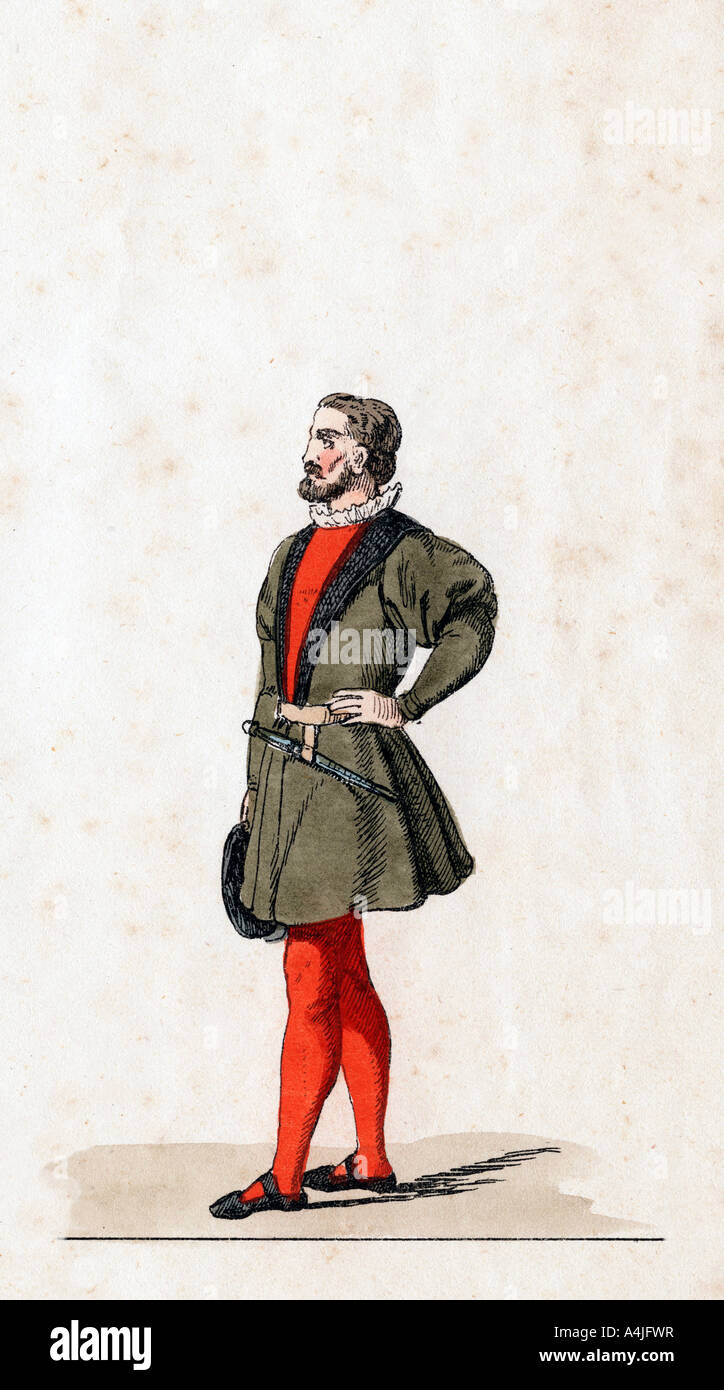 Theatre costume design for Shakespeare's play, Henry VIII, 19th century