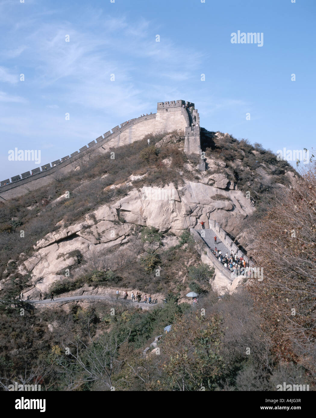 The Great Wall of China (Wanli Changcheng), Badaling, Beijing and