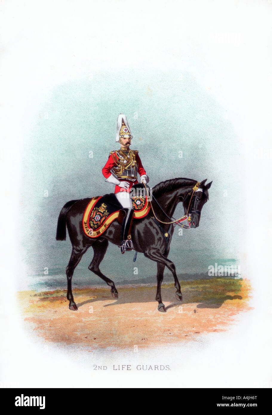 '2nd Life Guards', 1888. Artist: Unknown Stock Photo