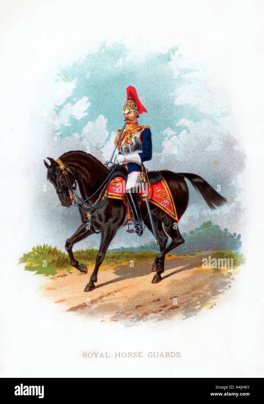 'Royal Horse Guard', 1888. Artist: Unknown Stock Photo