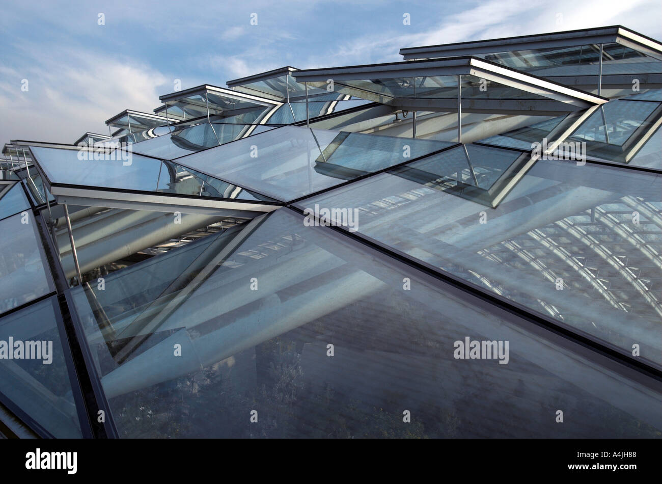 Roof Top Windows Stock Photo Alamy