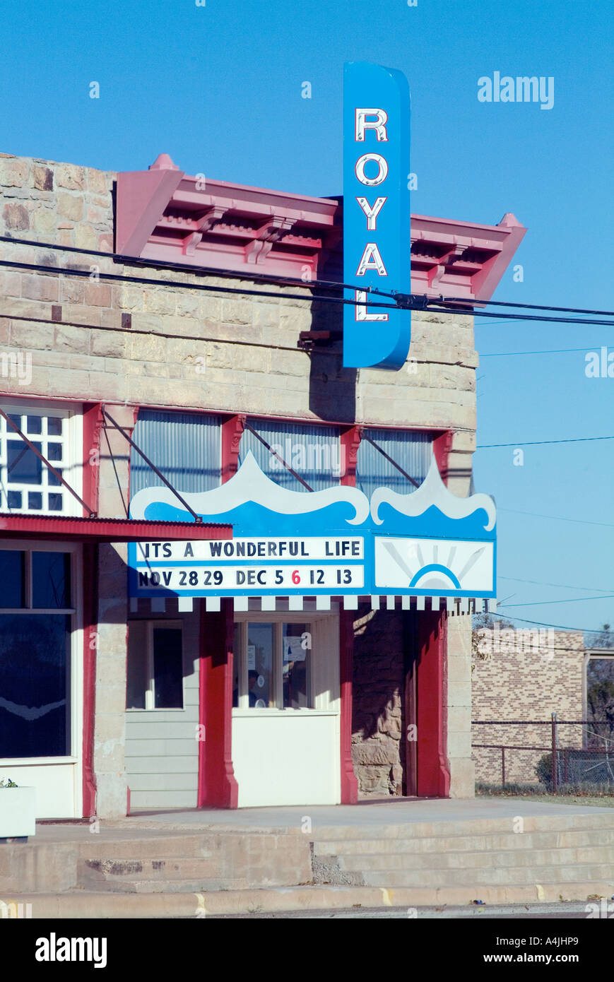 The Last Picture Show, Archer City, Texas Stock Photo Alamy