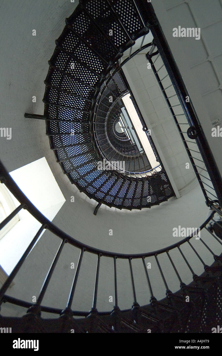 St Augustine Lighthouse, staircase, Florida Stock Photo - Alamy