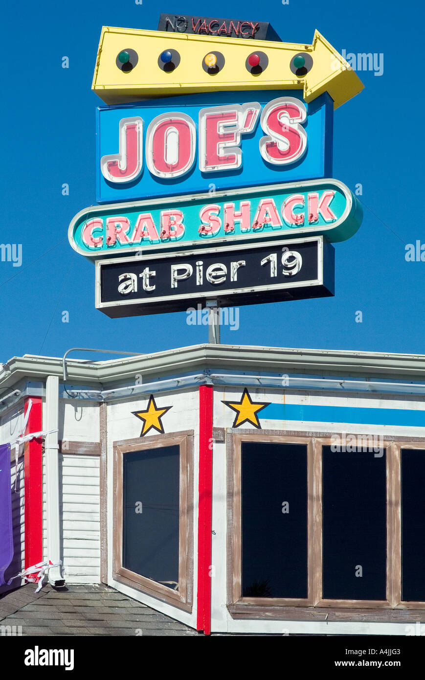 Joe's Crab Shack Galveston, Texas Stock Photo Alamy