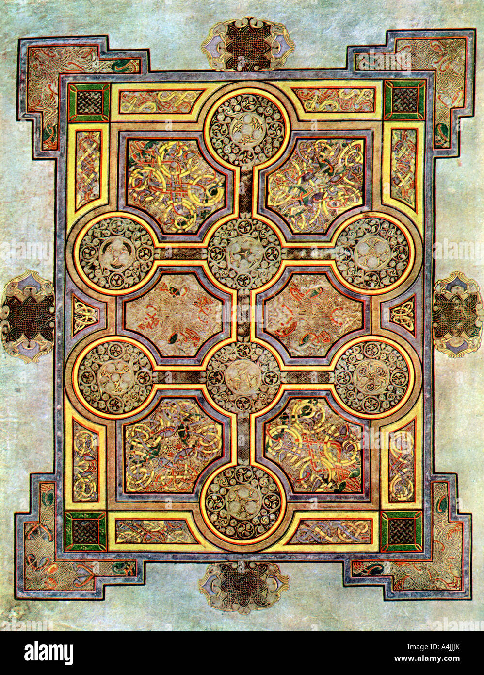 The Eight Circled Cross 800 AD 20th Century Artist Unknown Stock 