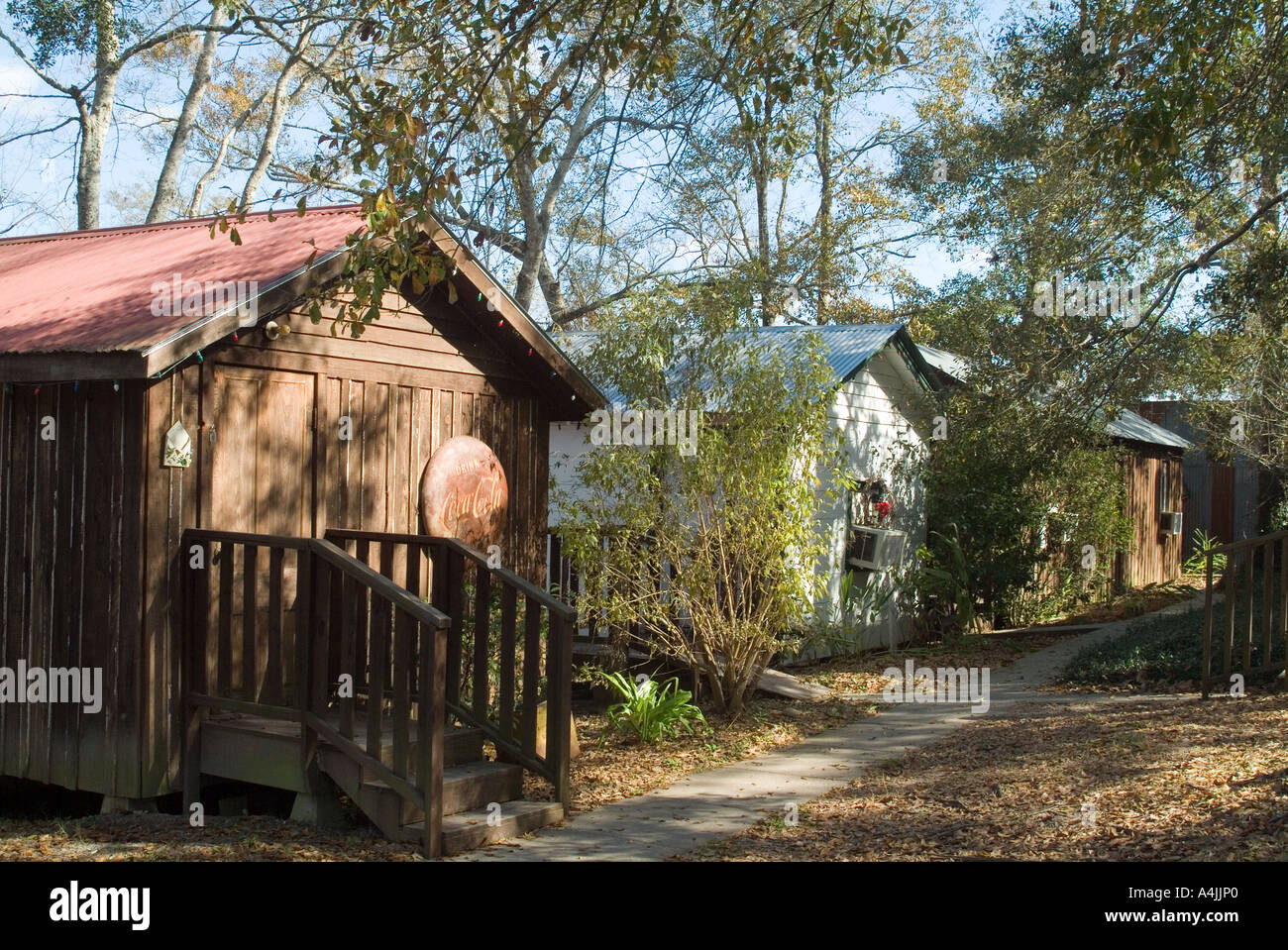 Bayou Cabins Breaux Bridge Louisiana Stock Photo 6322143 Alamy