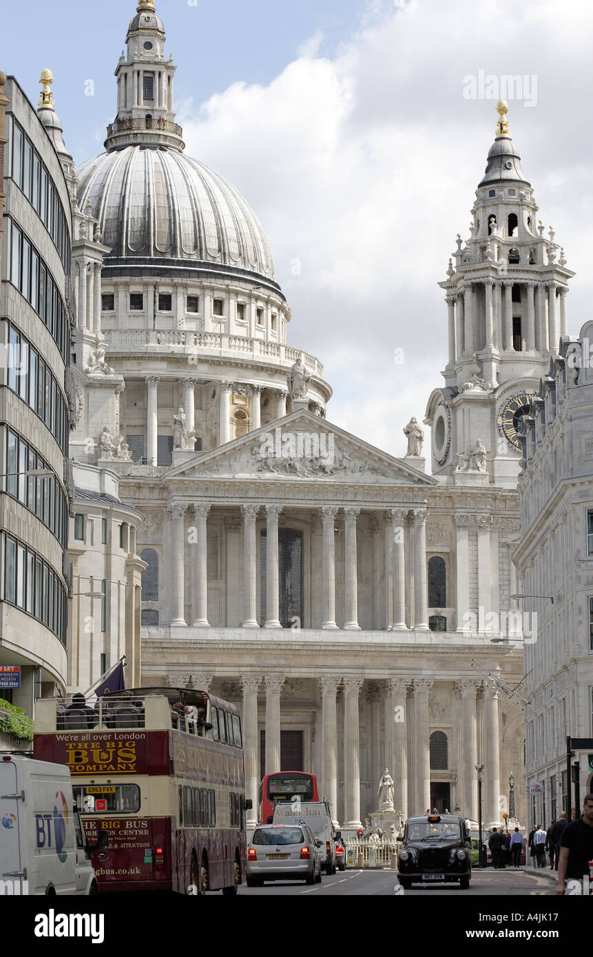 Saint Paul's cathedral City of London England UK Britain Stock Photo