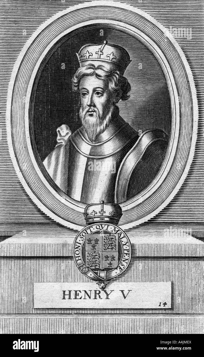 Henry V, King of England. Artist Unknown Stock Photo Alamy
