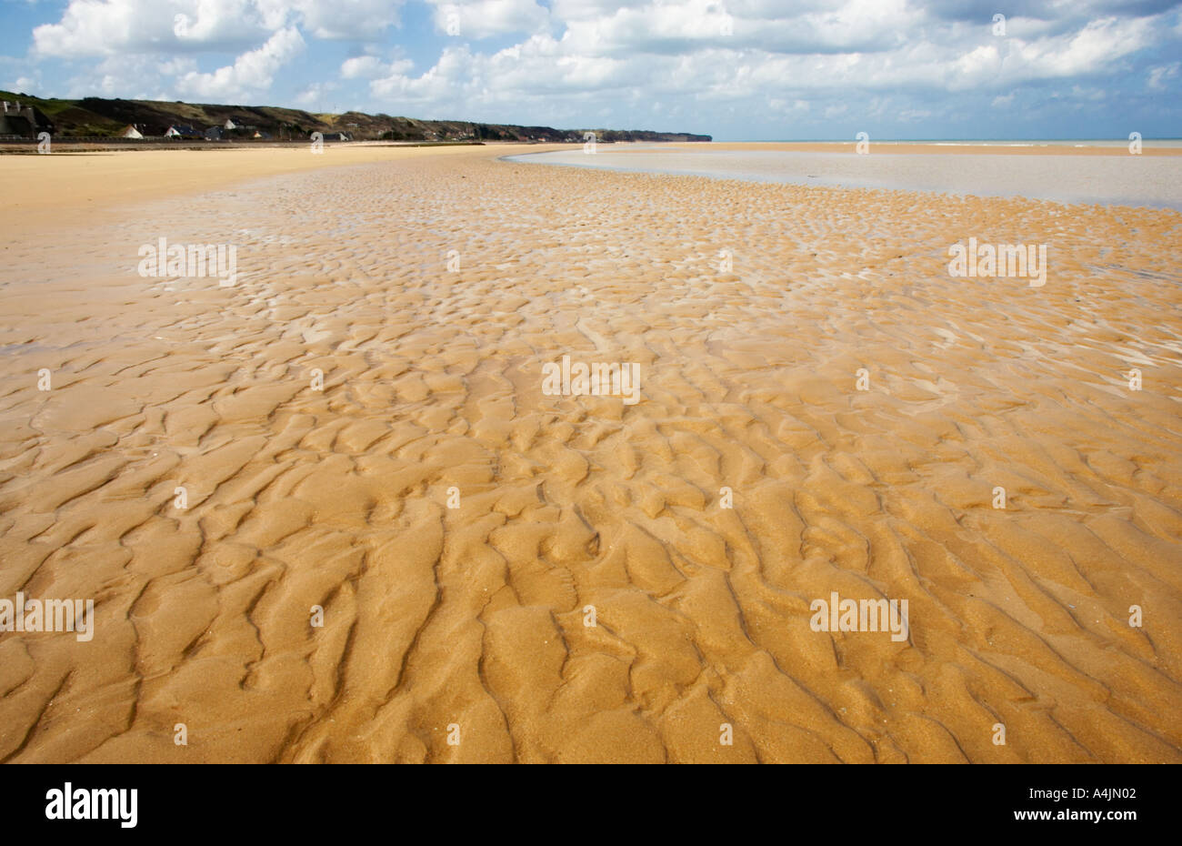 Omaha Beach, Normandy, France, Europe on the Normandy coast Stock Photo