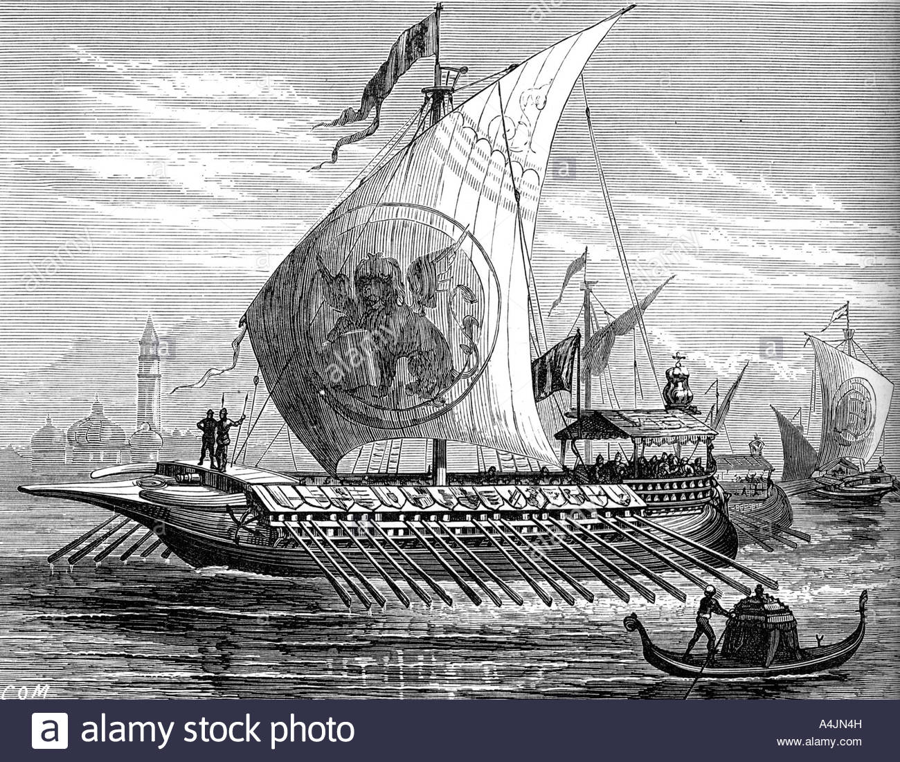 Galley Ship Oars Stock Photos & Galley Ship Oars Stock Images - Alamy