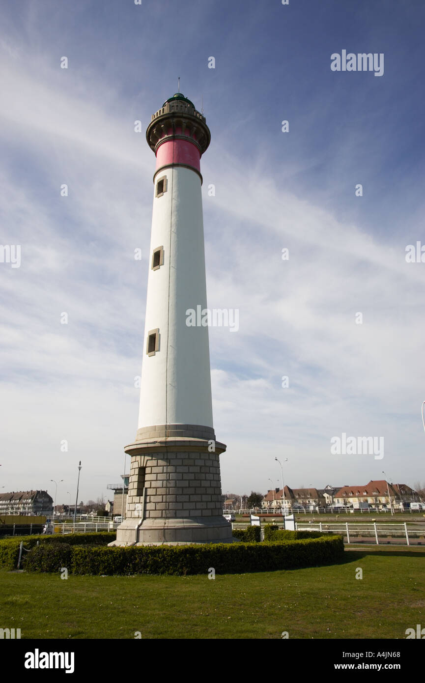 Ouistreham Lighthouse Normandy France Stock Photo - Alamy