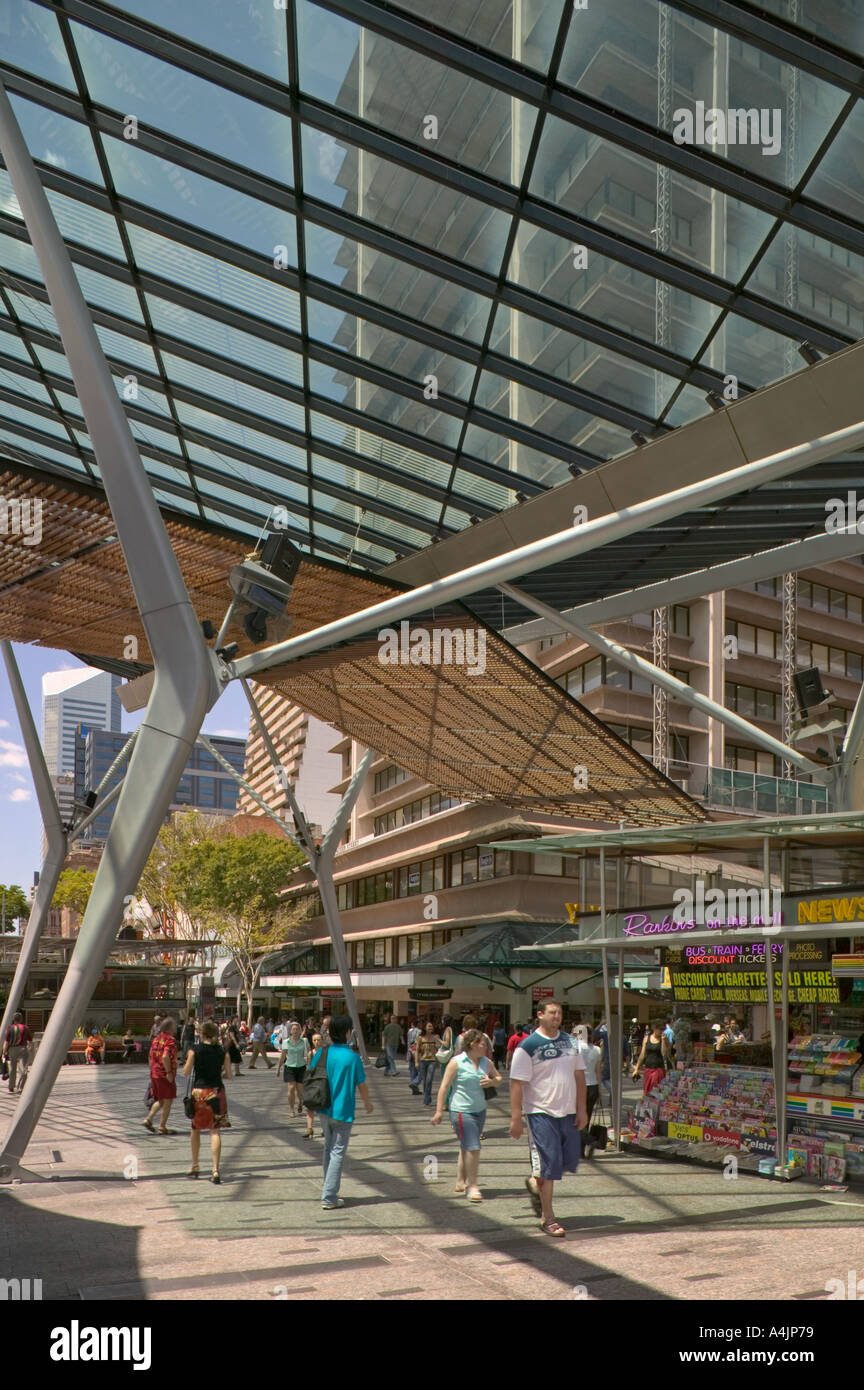 Queen Street Mall in Brisbane Stock Photo Alamy