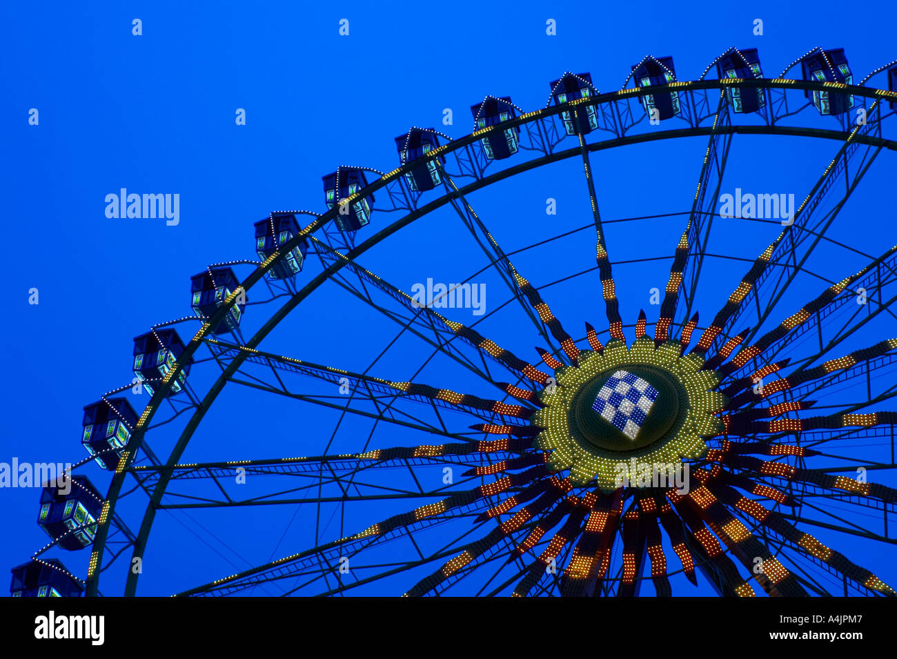 Amusement Park In Hamburg DOM Stock Photo Alamy