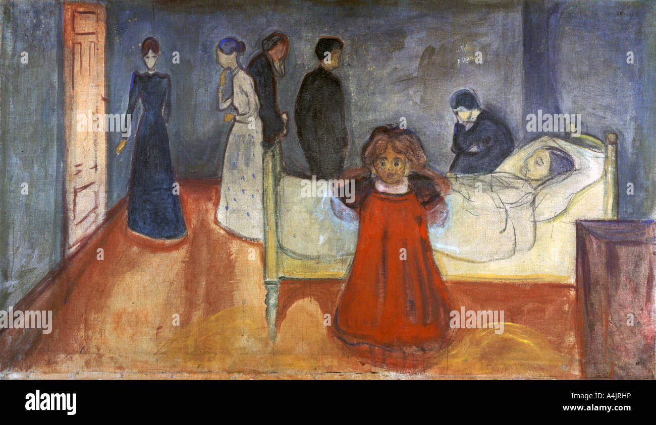 'The Dead Mother and Child', 1897-1899. Artist: Edvard Munch Stock Photo