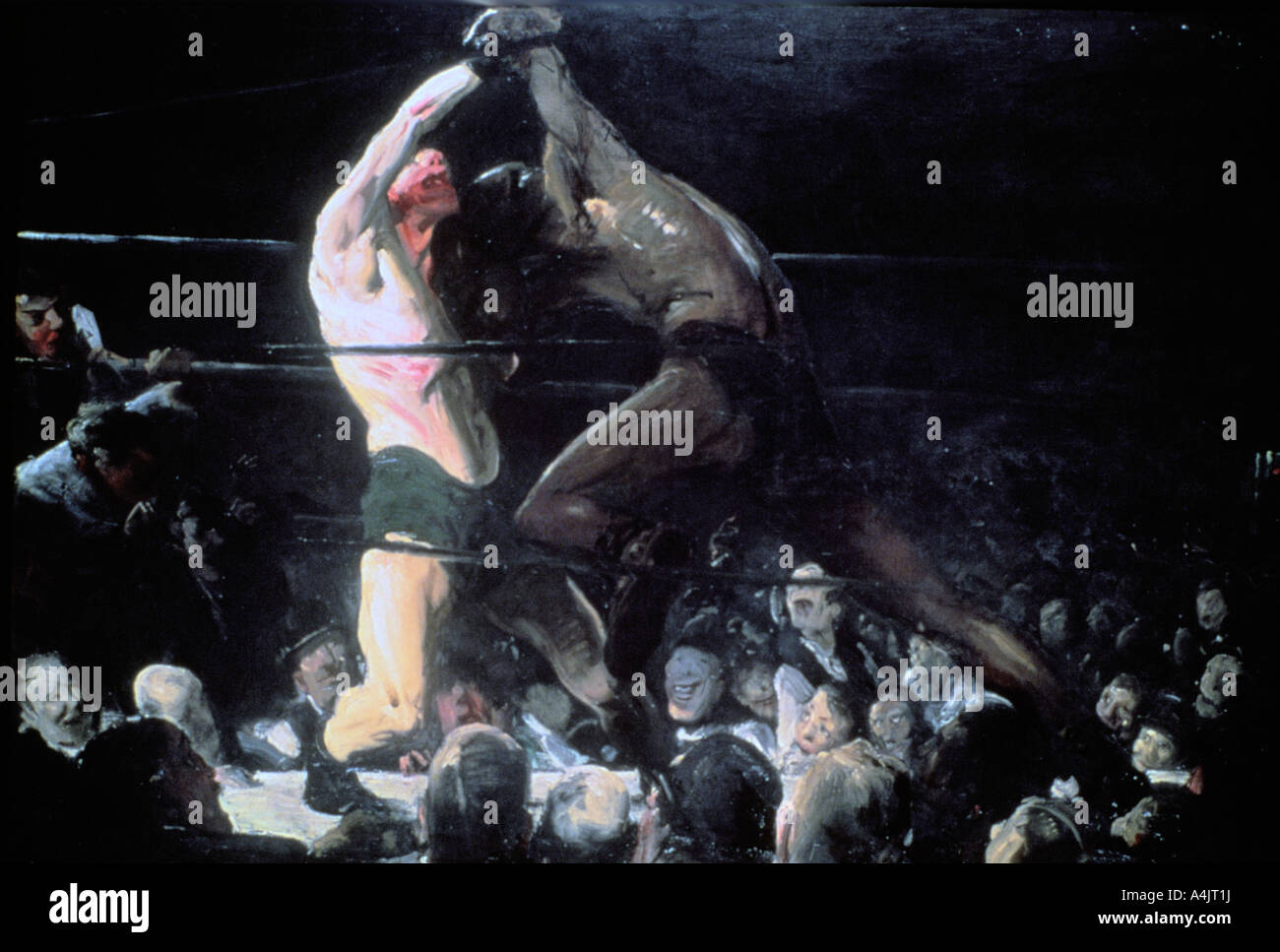 'Both Members of This Club', 1909. Artist: George Wesley Bellows Stock Photo