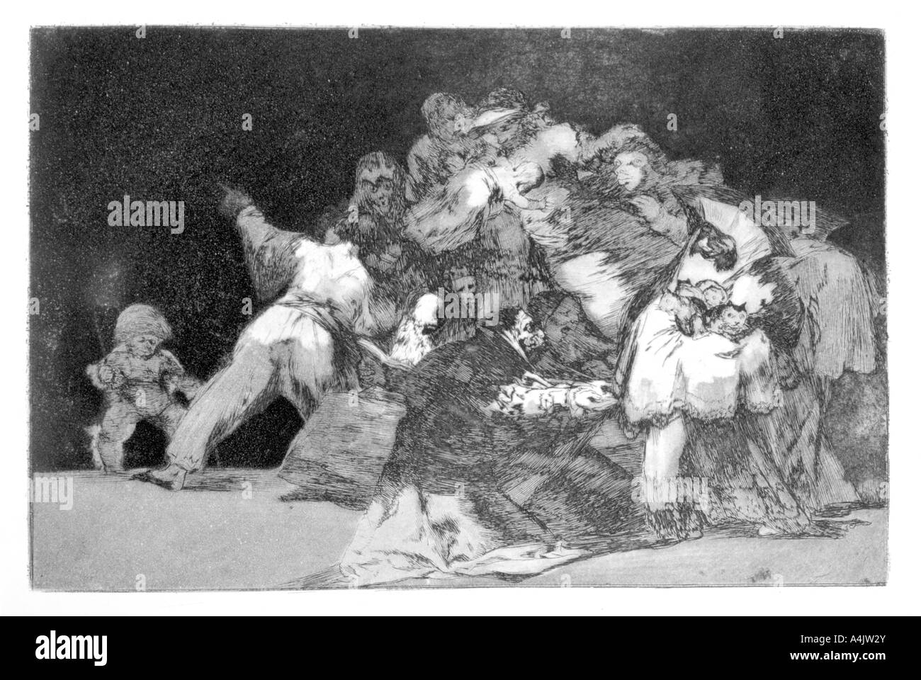 'General Riddle', 1819-1823. Artist: Francisco Goya Stock Photo