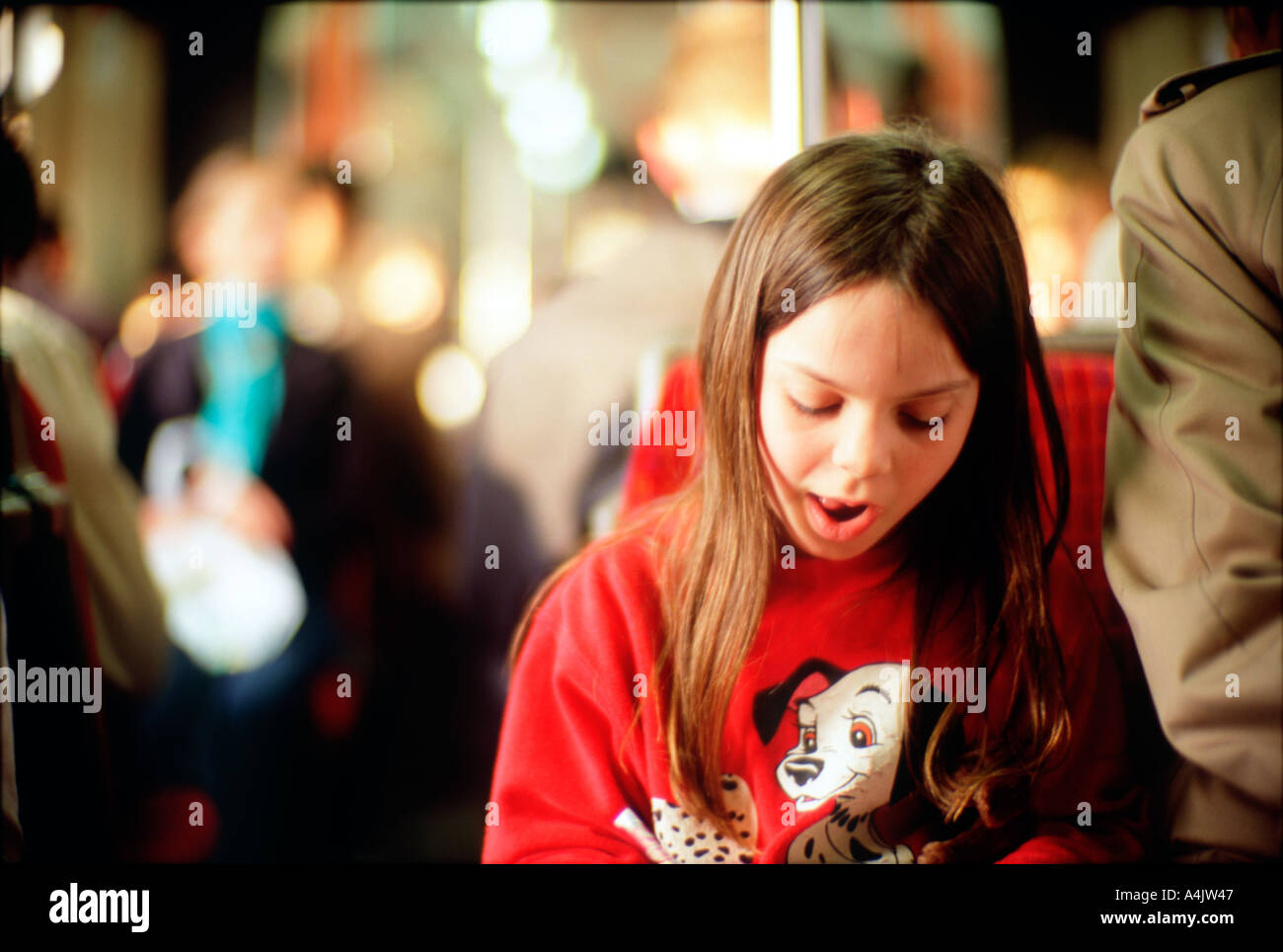 Eight year old girl drawing hi-res stock photography and images - Alamy