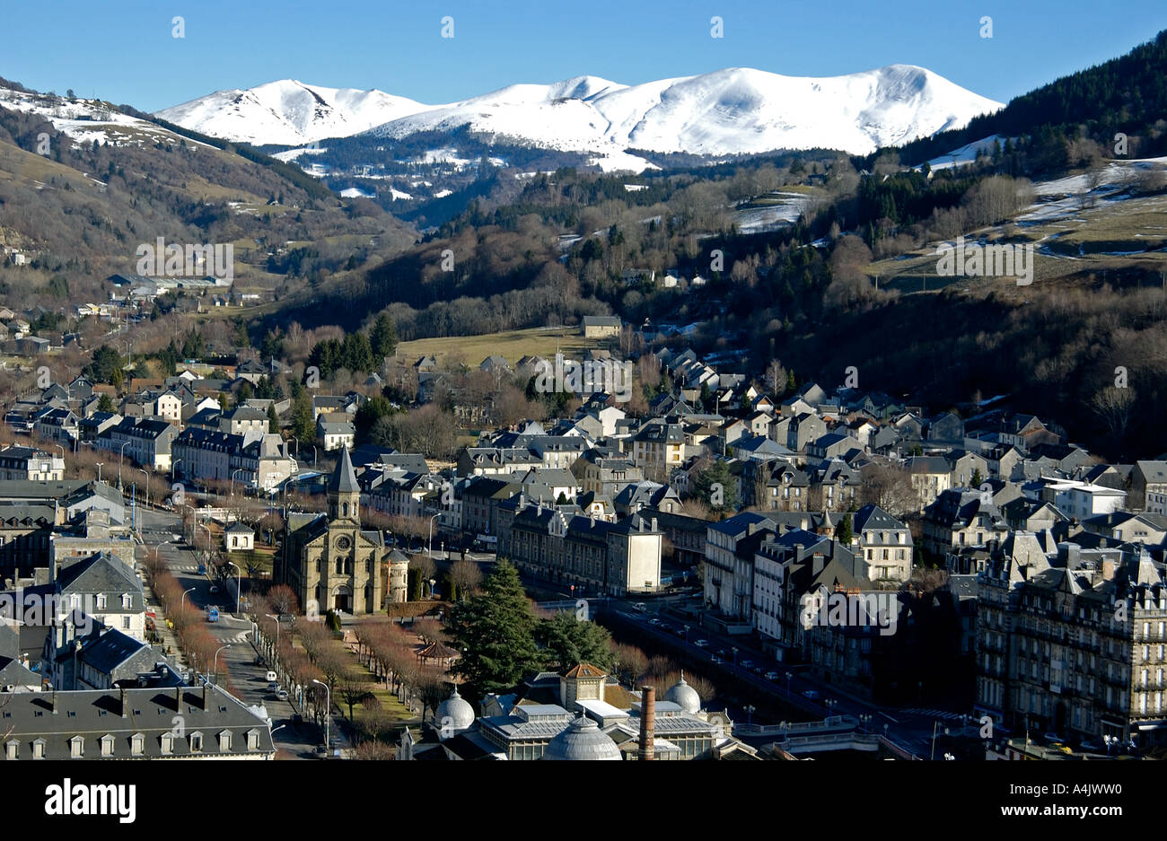 La Bourboule, Puy de Dome, Auvergne, France Stock Photo