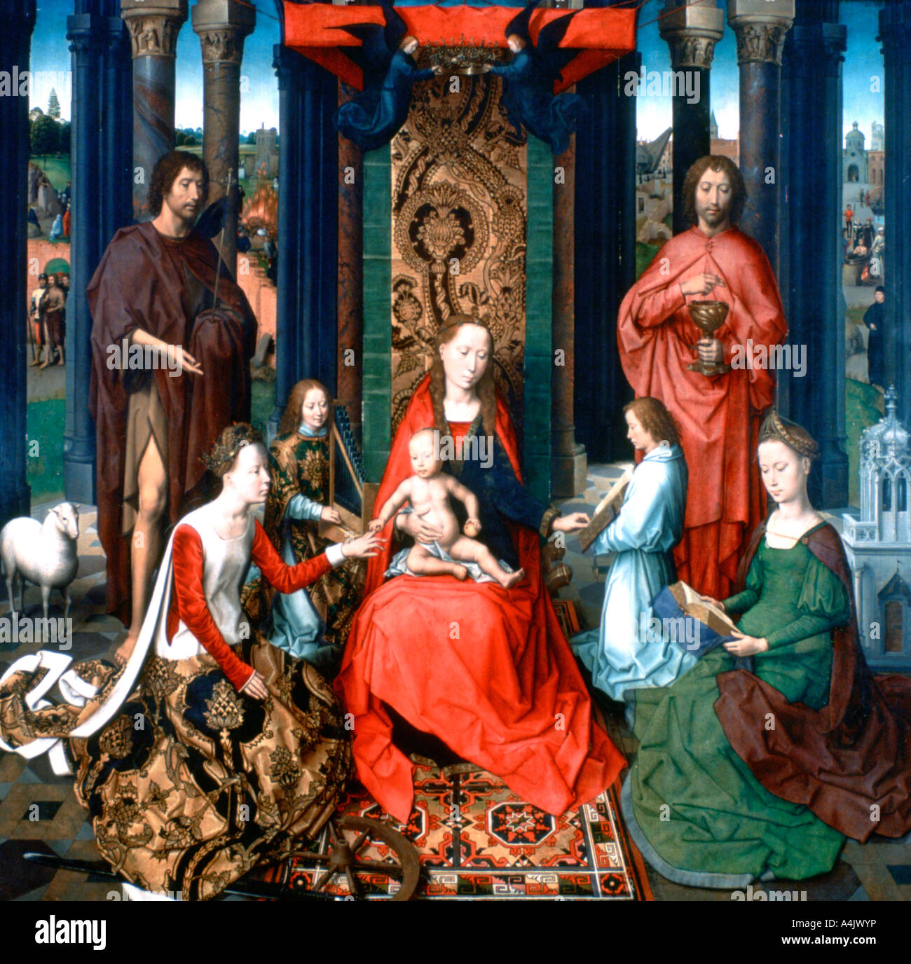 Triptych of St John the Baptist and St John the Evangelist, 1479