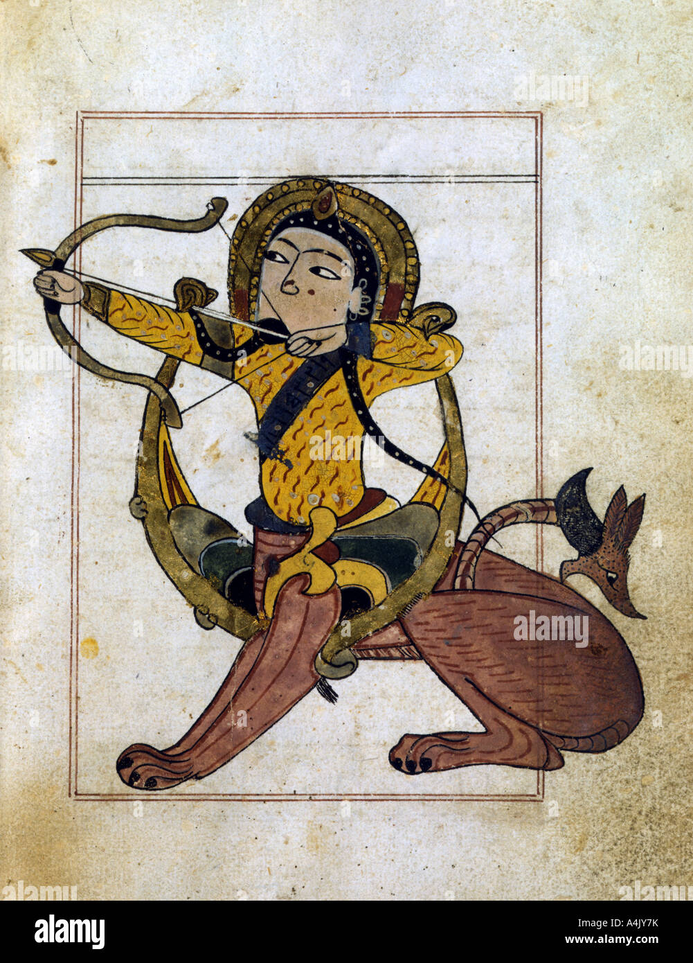 Sagittarius, 13th century. Artist: Unknown Stock Photo