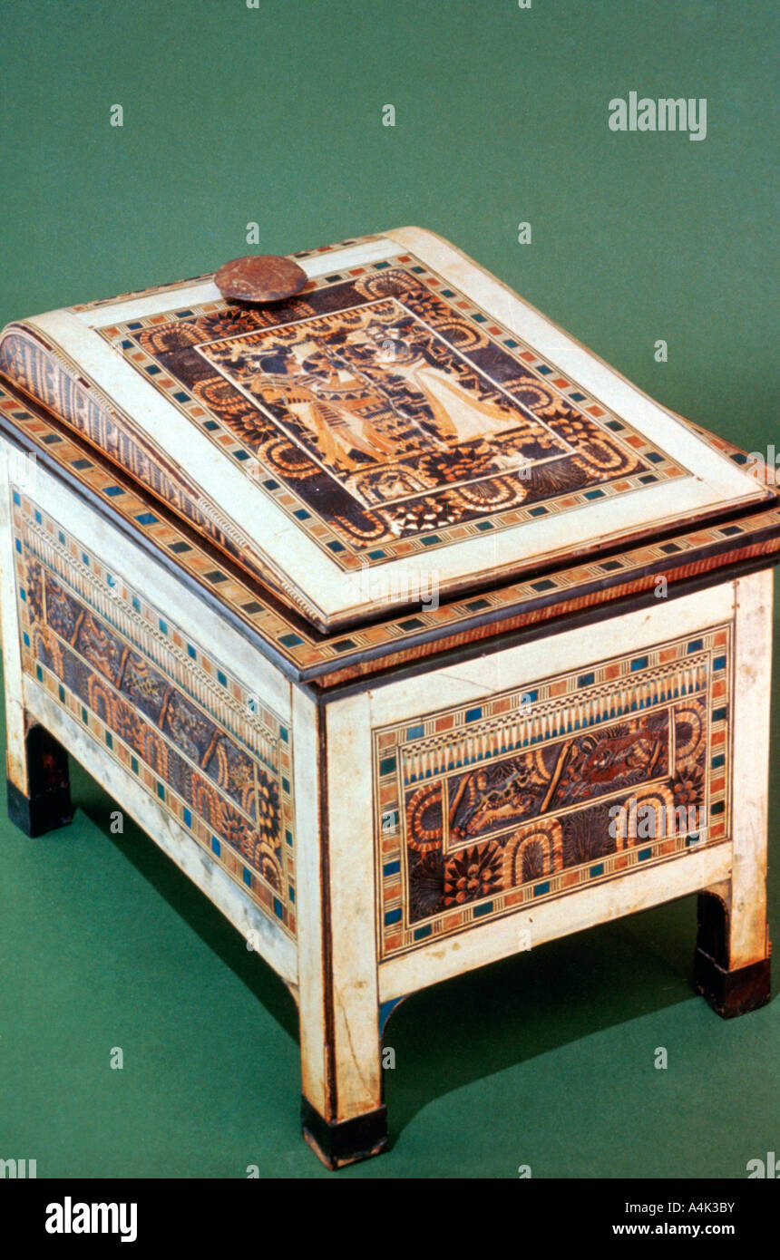 Painted Chest From The Tomb Of Tutankhamun