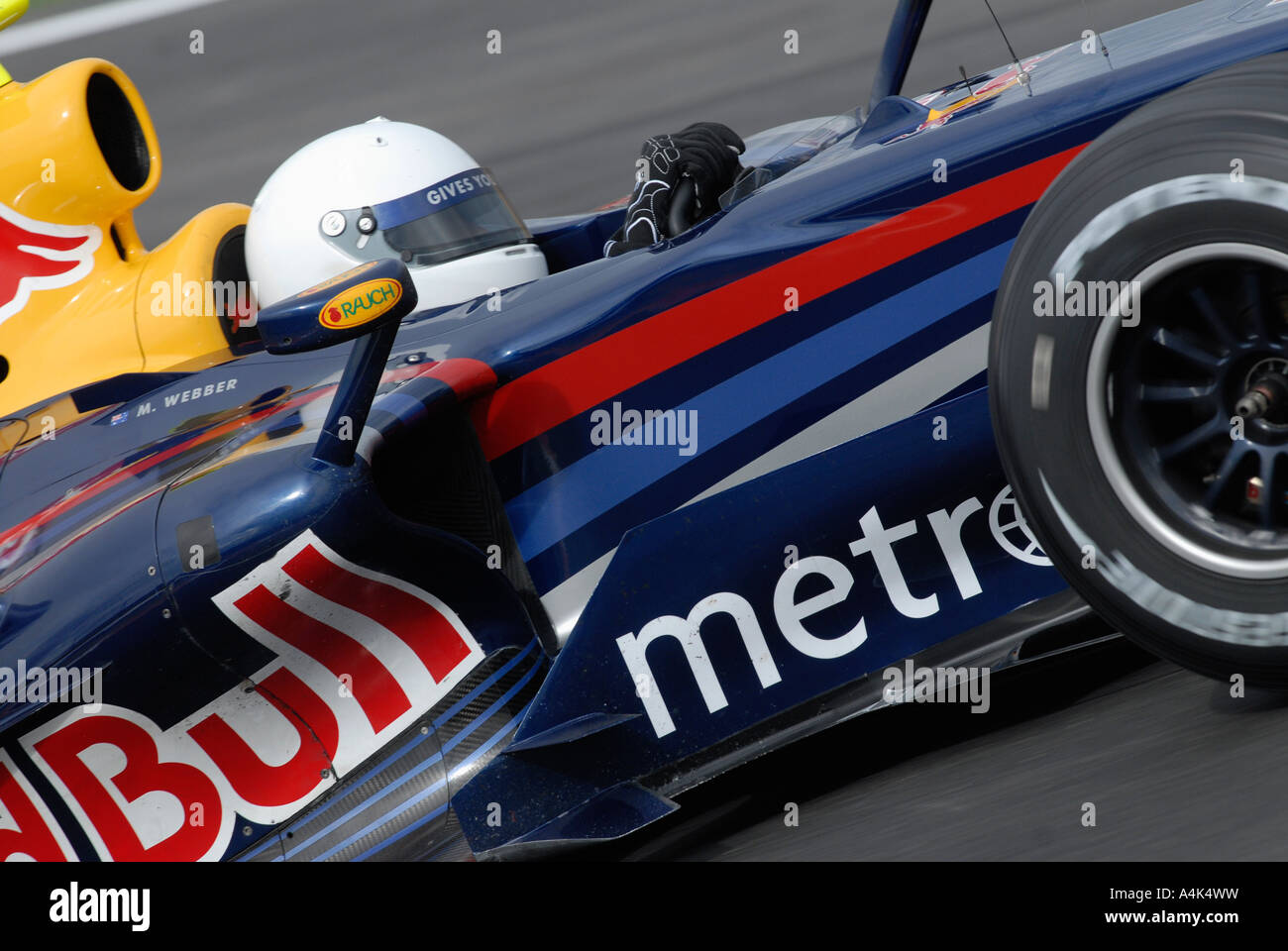Mark webber in the red bull racing rb3 hi-res stock photography and ...