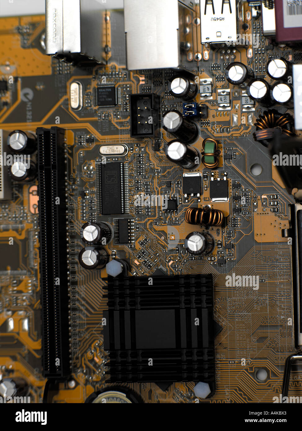 Motherboard close up circuits hi-res stock photography and images - Alamy