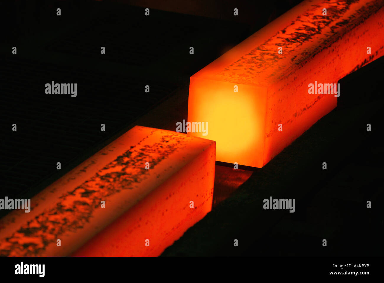 Melting steel in a molten steel factory Stock Photo 6326266 Alamy