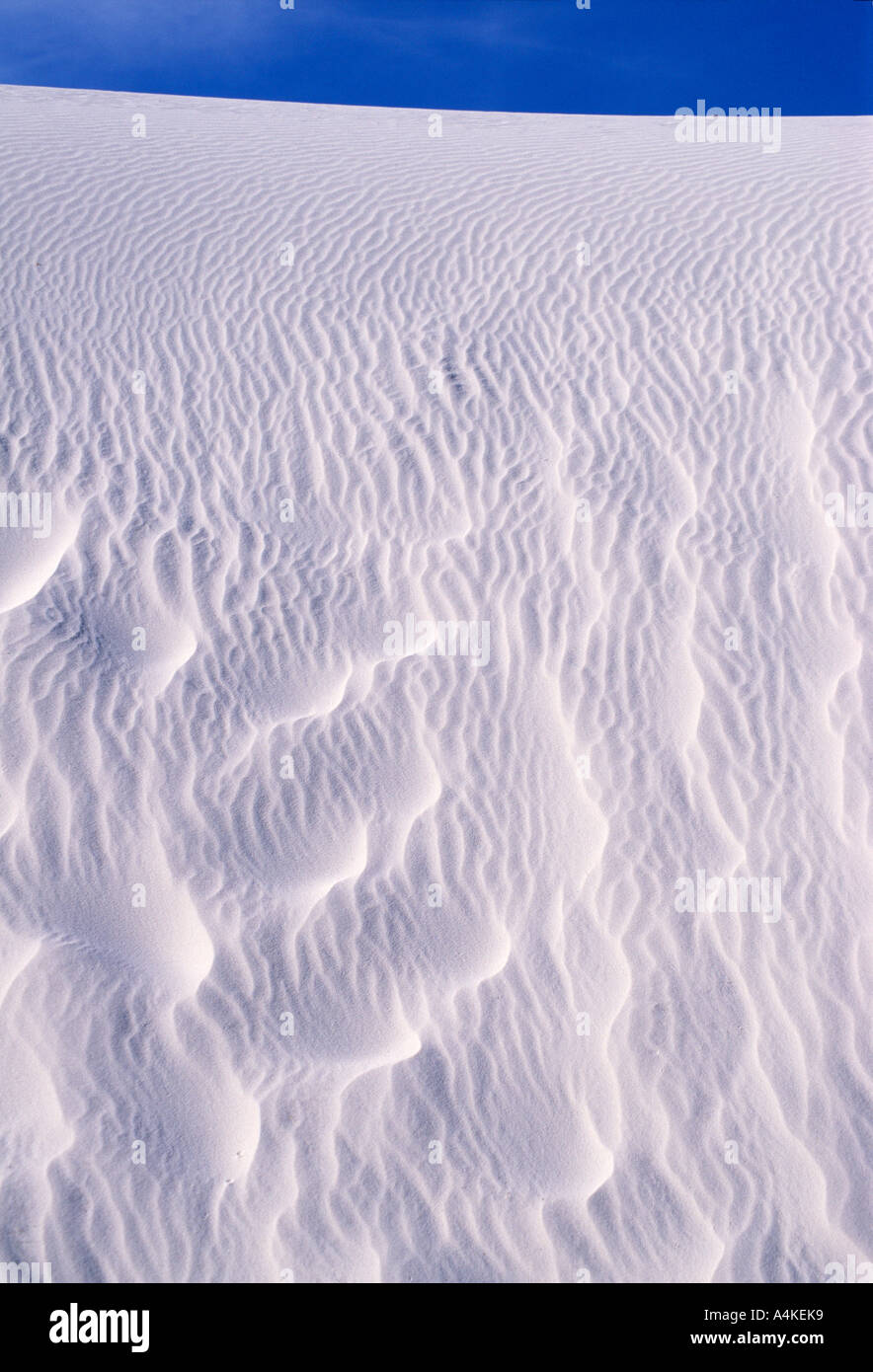 White sand dunes Stock Photo