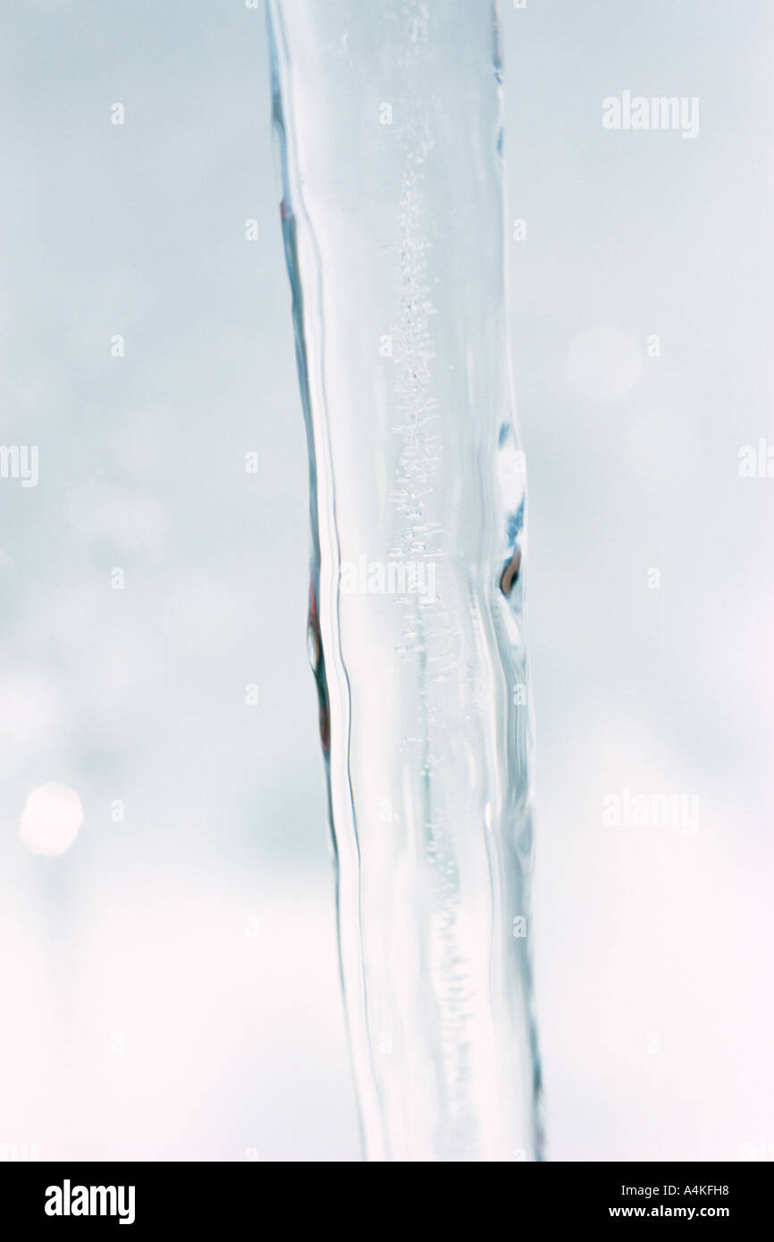 Icicle, close-up Stock Photo