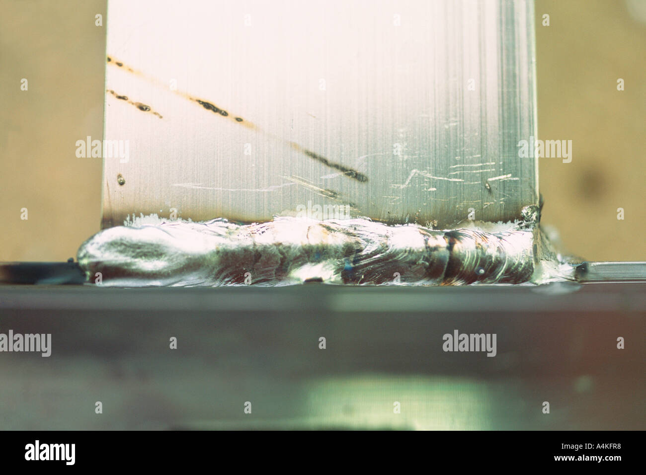 Welded aluminum Stock Photo