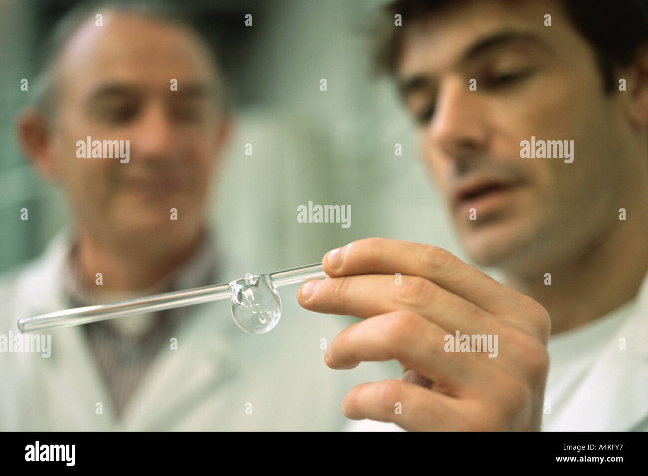 Glass blowers Stock Photo