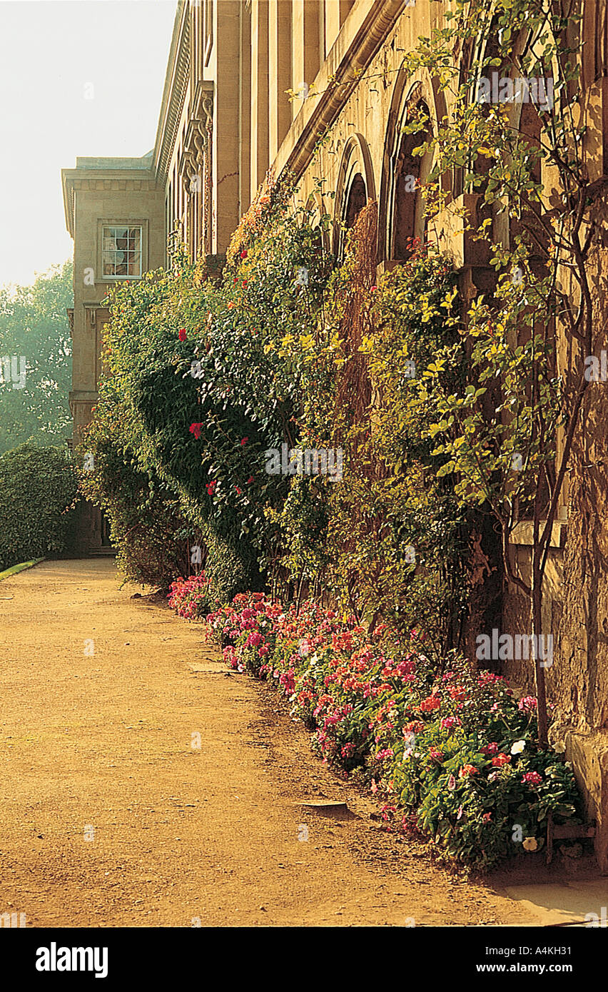Quad in Worcester College, Oxford Stock Photo Alamy