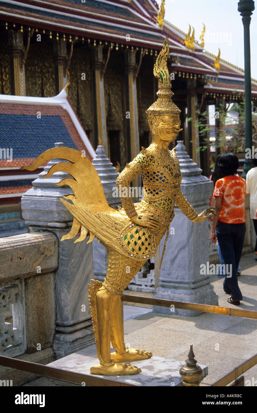 A statue at The Grand Palace in Bangkok Thailand Stock Photo - Alamy
